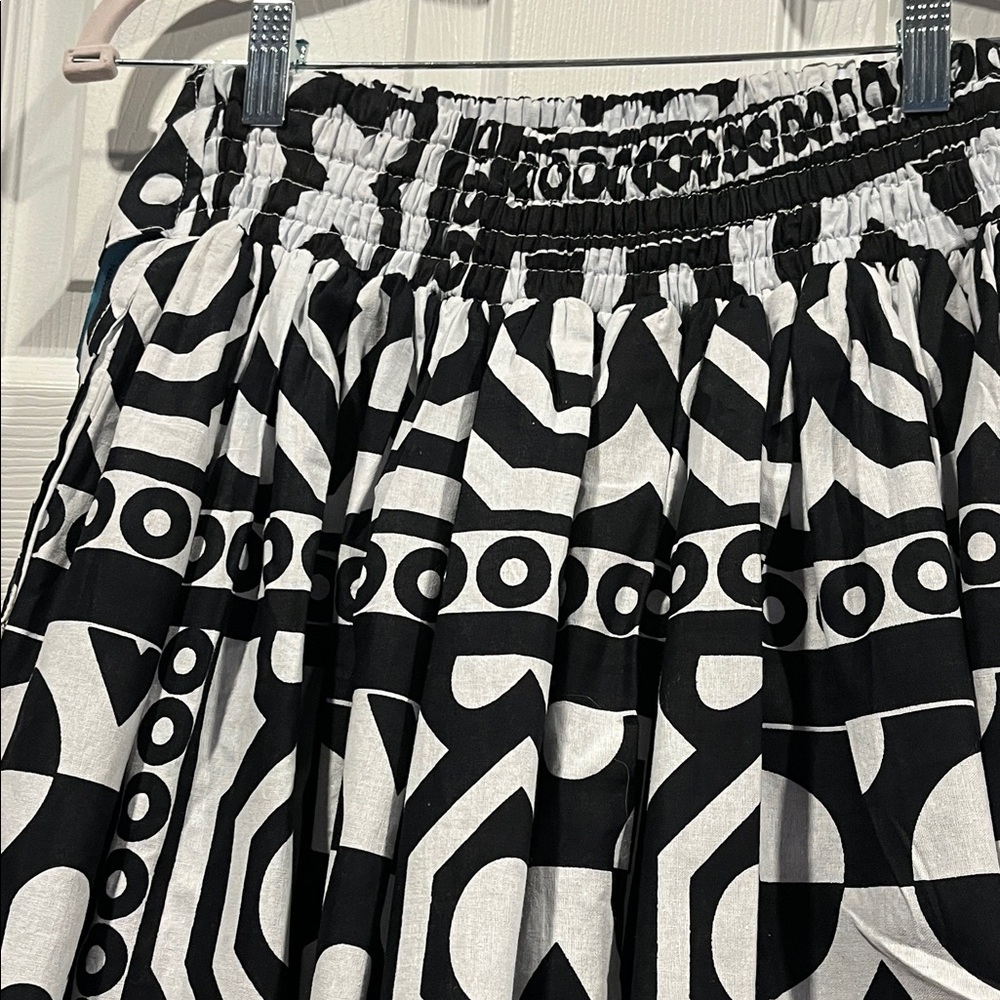 Advance Apparels‎ Monochrome Patterned A-Line Skirt 6 To 12 Small To Large - Picture 10 of 16